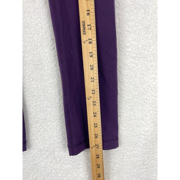 Lululemon Free Runner Cropped Leggings Women’s Size 4 Purple Active Athletic - Picture 4 of 7